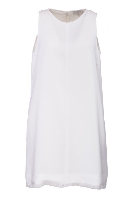 Shop ANTONELLI  Dress: Antonelli "Milton" dress.
Round neckline.
Sleeveless.
Zip closure on the back.
Composition: 73% viscose, 27% linen.
Made in Italy.. MILTON L6588 935-001